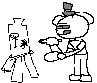 Fedor Drawing Somethibng